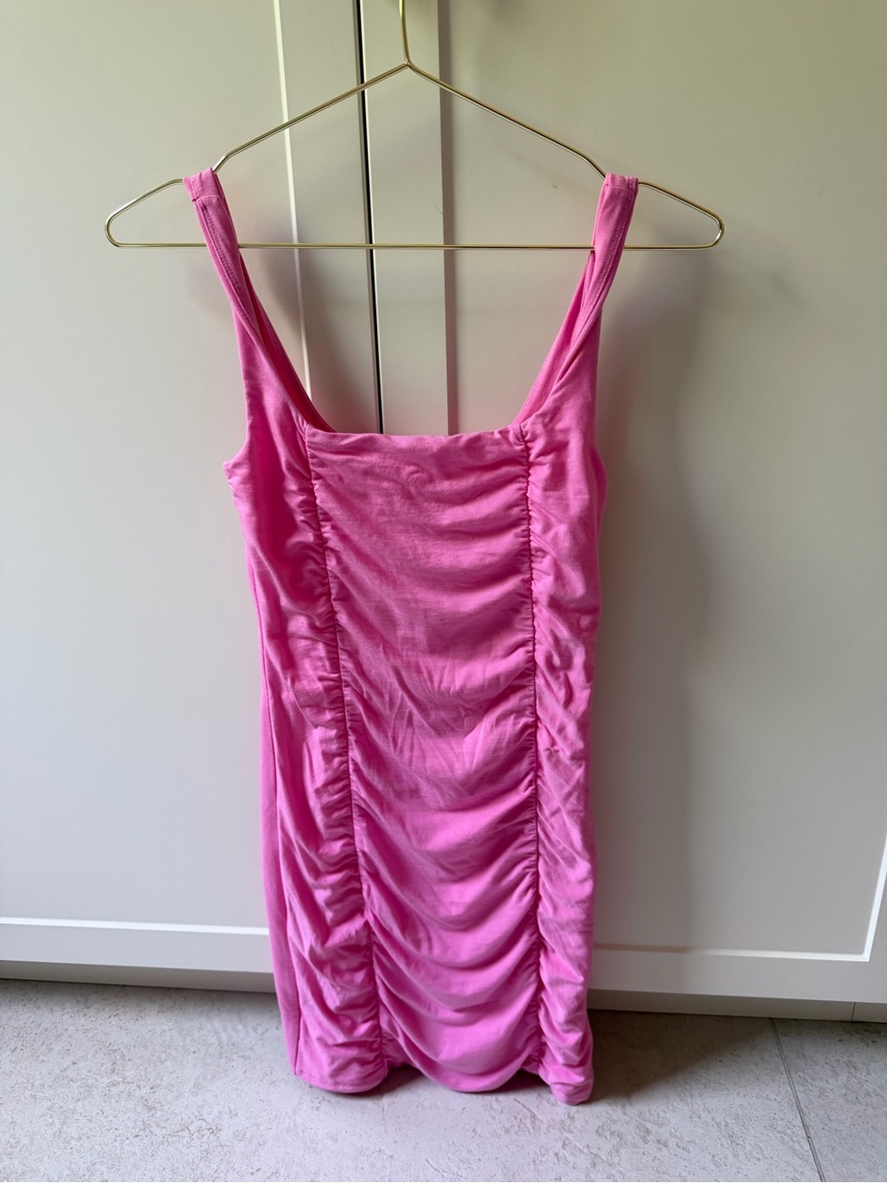 Aritzia Wilfred Hot Pink Tank dress